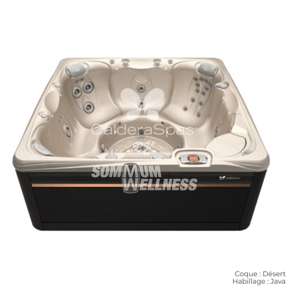spa Caldera Reunion Serie Paradise 7 places coque Desert habillage Java