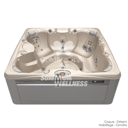 spa Caldera Salina Serie Paradise 7 places coque Desert habillage Cendre