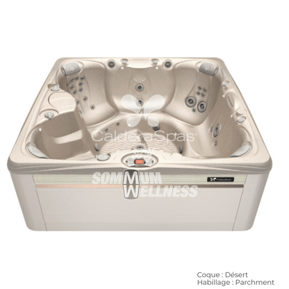 spa Caldera Salina Serie Paradise 7 places coque Desert habillage Parchment