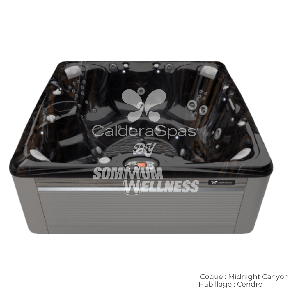 spa Caldera Salina Serie Paradise 7 places coque Midnight Canyon habillage Cendre