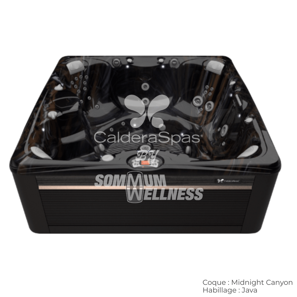 spa Caldera Salina Serie Paradise 7 places coque Midnight Canyon habillage Java