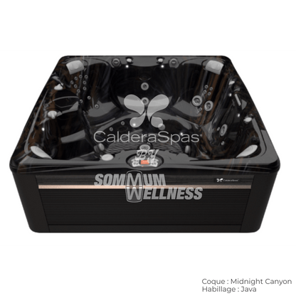 spa Caldera Salina Serie Paradise 7 places coque Midnight Canyon habillage Java
