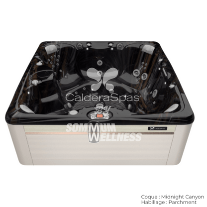 spa Caldera Salina Serie Paradise 7 places coque Midnight Canyon habillage Parchment