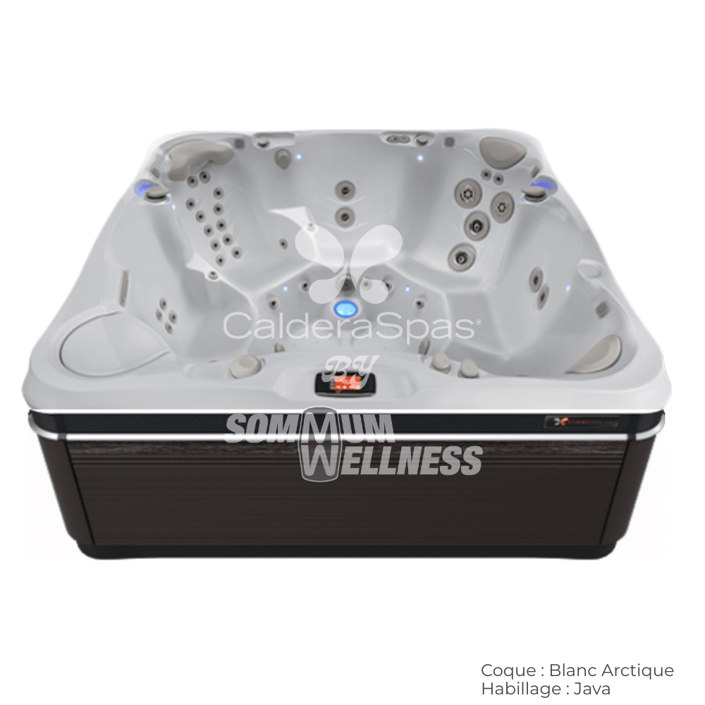 spa Caldera Florence 6 places coque Blanc Arctique avec habillage Java série Utopia™