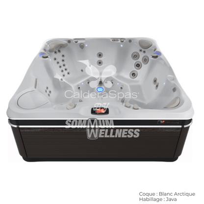 spa Caldera Florence 6 places coque Blanc Arctique avec habillage Java série Utopia™