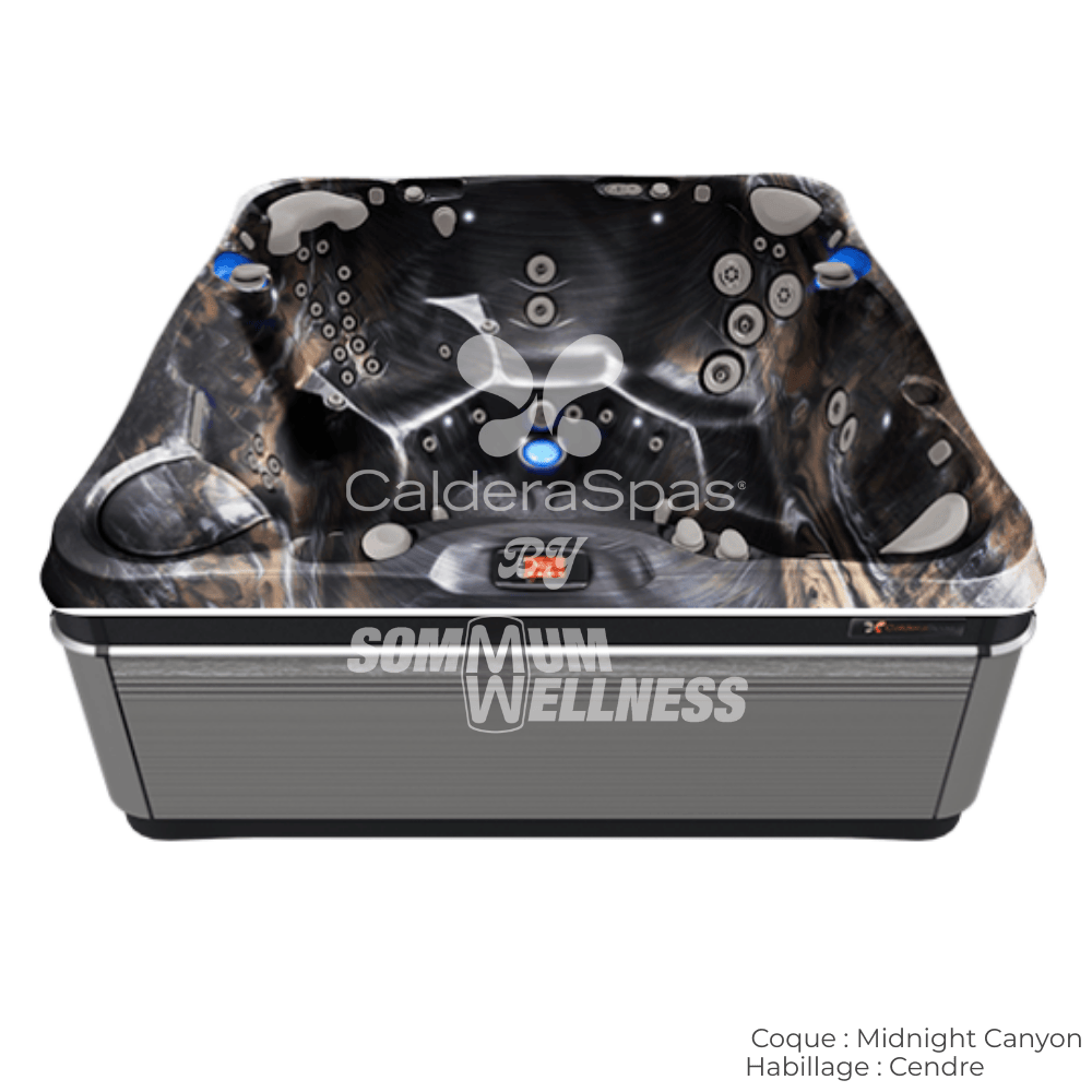 spa Caldera Florence 6 places coque Midnight Canyon avec habillage Cendre série Utopia™