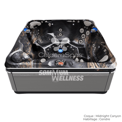 spa Caldera Florence 6 places coque Midnight Canyon avec habillage Cendre série Utopia™