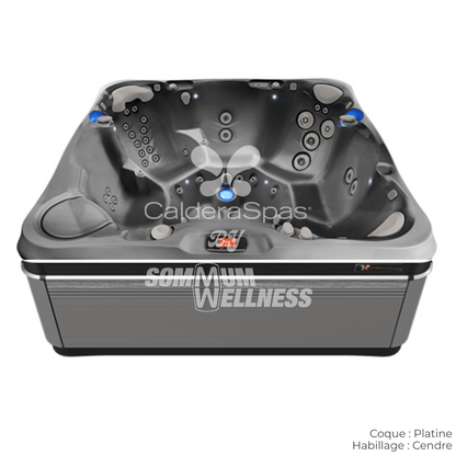 spa Caldera Florence 6 places coque Platine avec habillage Cendre série Utopia™