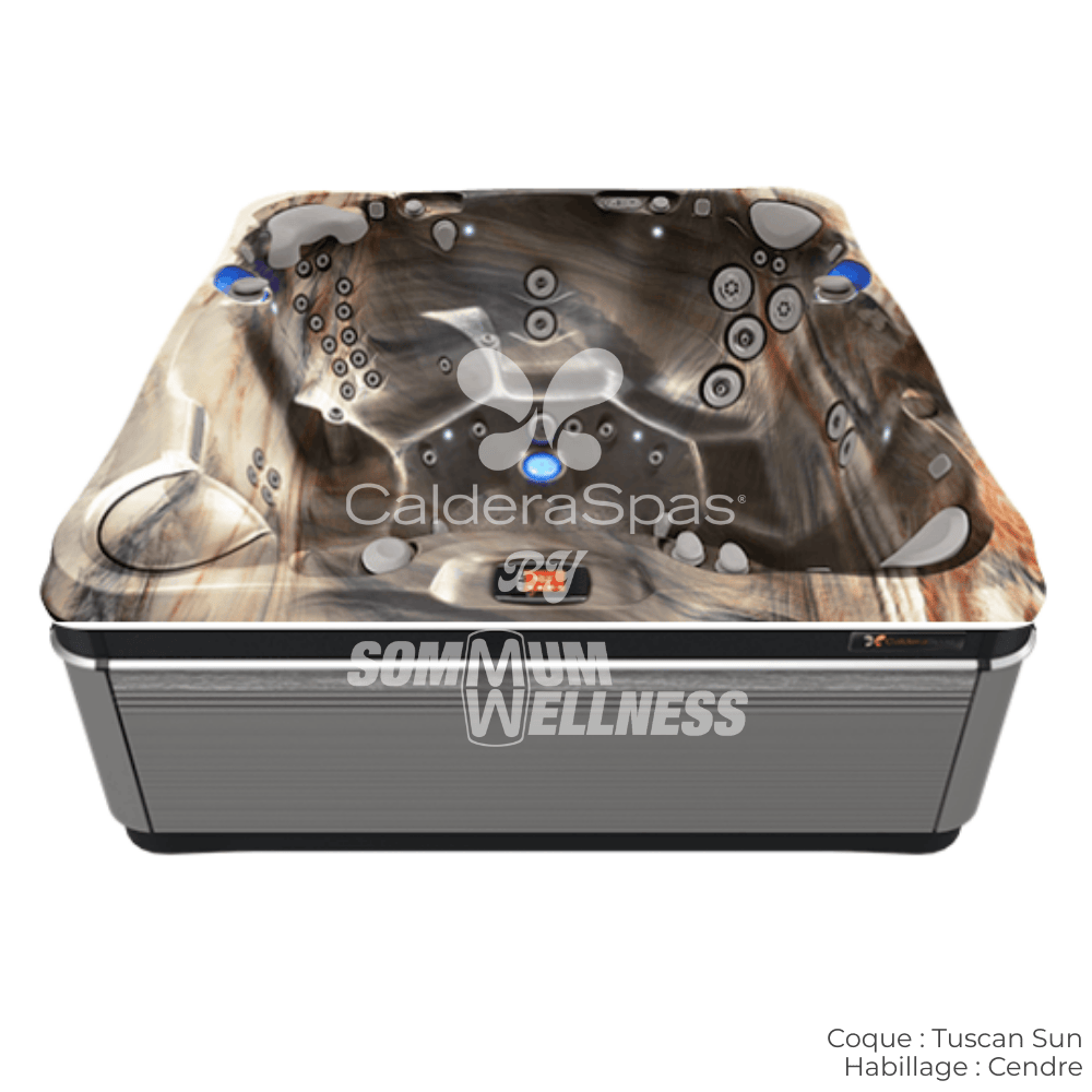 spa Caldera Florence 6 places coque Tuscan Sun avec habillage Cendre série Utopia™