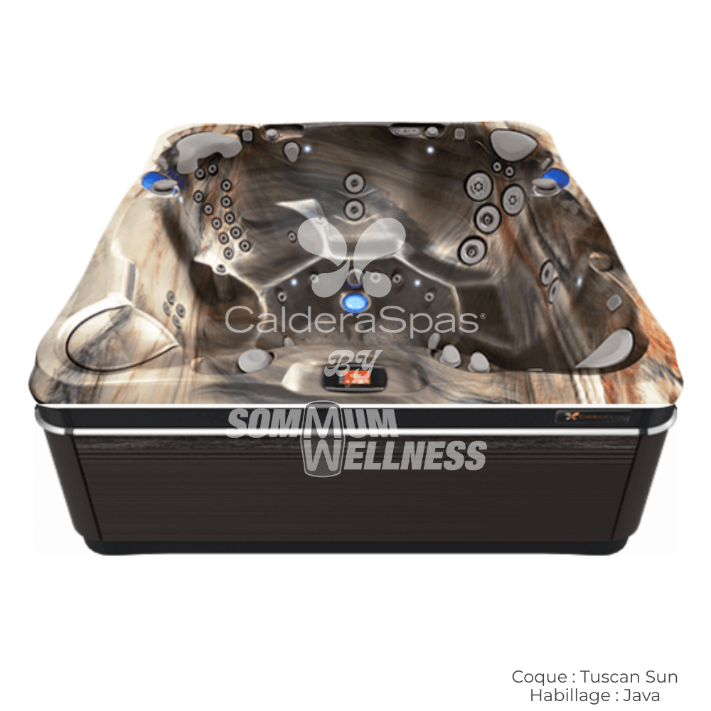 spa Caldera Florence 6 places coque Tuscan Sun avec habillage Java série Utopia™