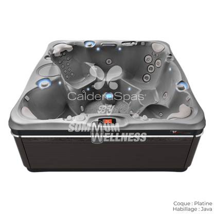 spa Caldera Niagara 7 places coque Platine et habillage Java avec sièges ergonomiques et massage thérapeutique