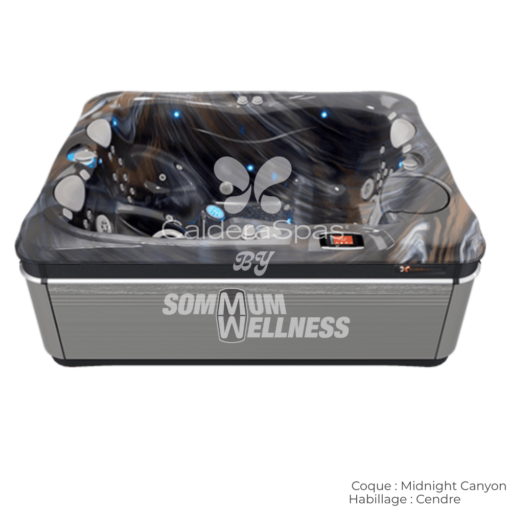 spa Caldera Utopia Ravello 3 places – Coque Midnight Canyon et habillage Cendre