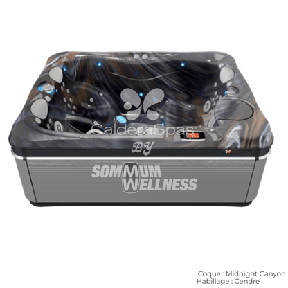 spa Caldera Utopia Ravello 3 places – Coque Midnight Canyon et habillage Cendre