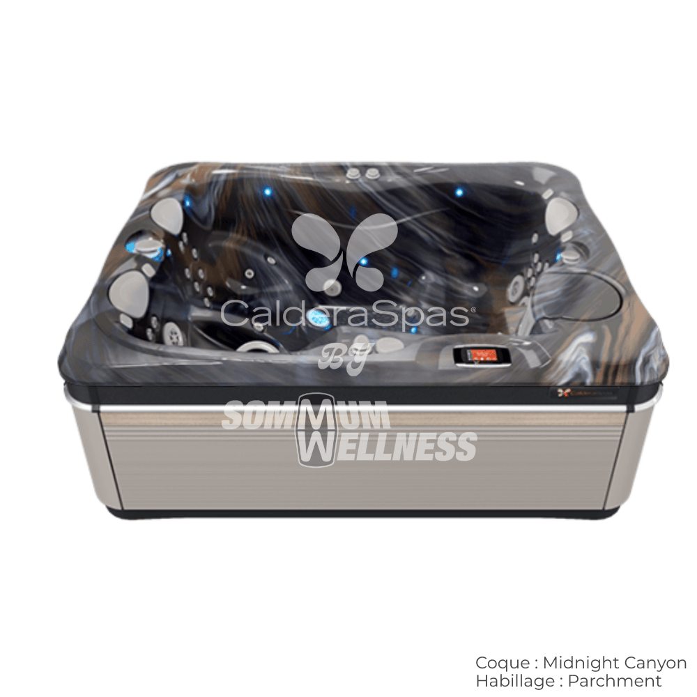 spa Caldera Utopia Ravello 3 places – Coque Midnight Canyon et habillage Parchment