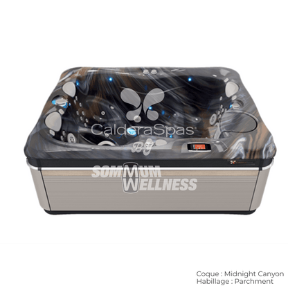spa Caldera Utopia Ravello 3 places – Coque Midnight Canyon et habillage Parchment