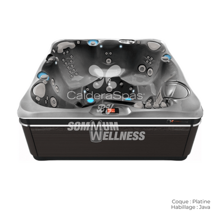 spa Caldera Tahitian Utopia 6 places coque Platine et habillage Java – modèle massage profond Atlas™