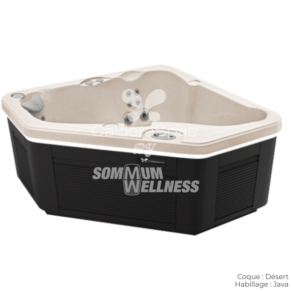spa Caldera Vacanza Aventine 2 places coque Desert habillage Java spa angle compact