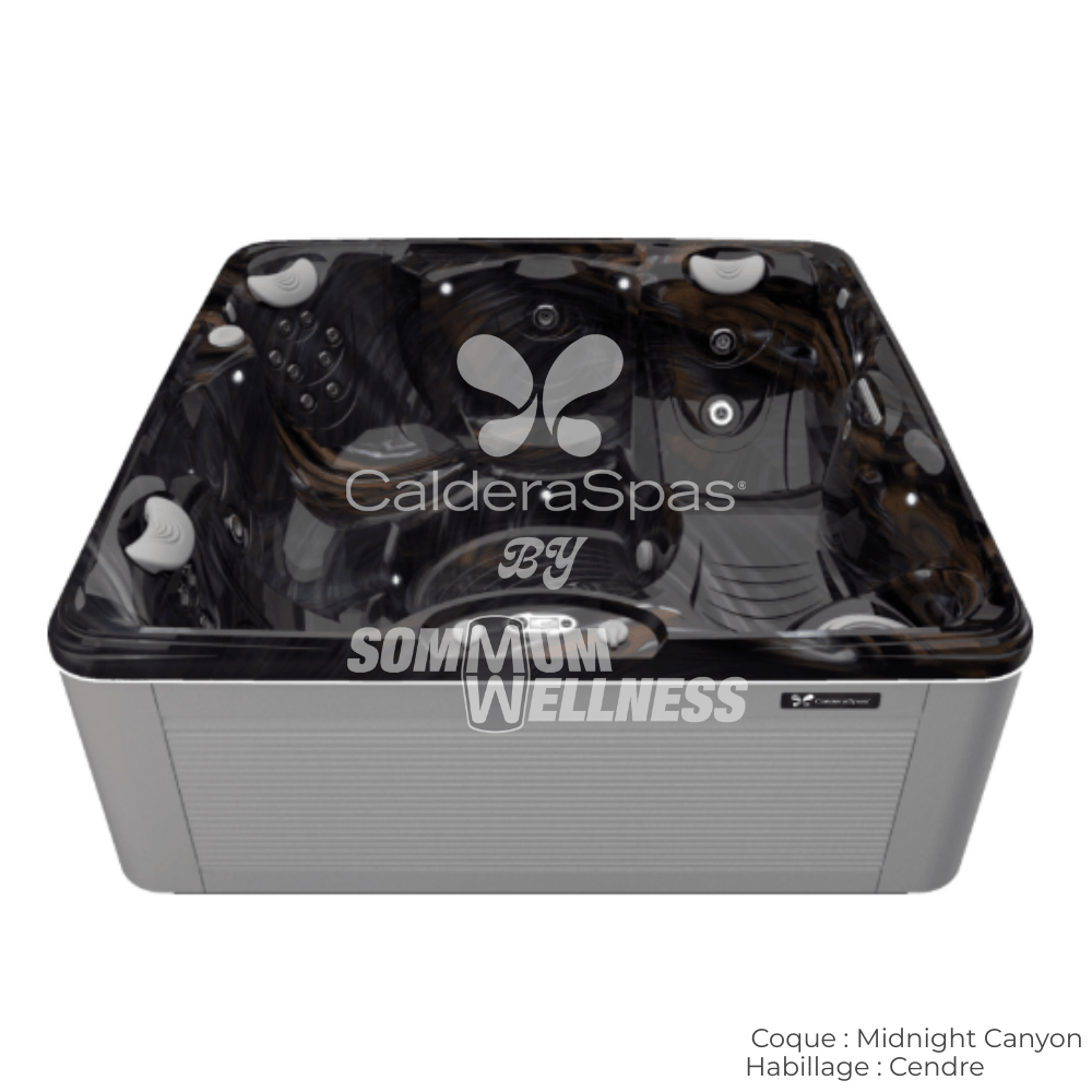 spa Caldera Vacanza Capitolo 5 places coque Midnight Canyon habillage Cendre spa exterieur