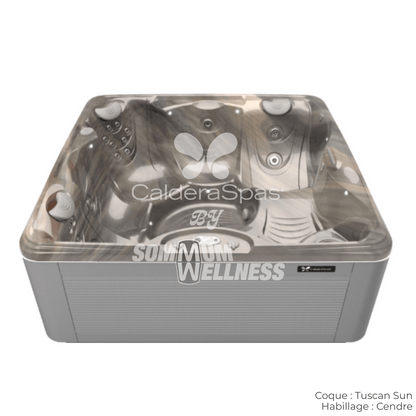 spa Caldera Vacanza Capitolo 5 places coque Tuscan Sun habillage Cendre spa exterieur