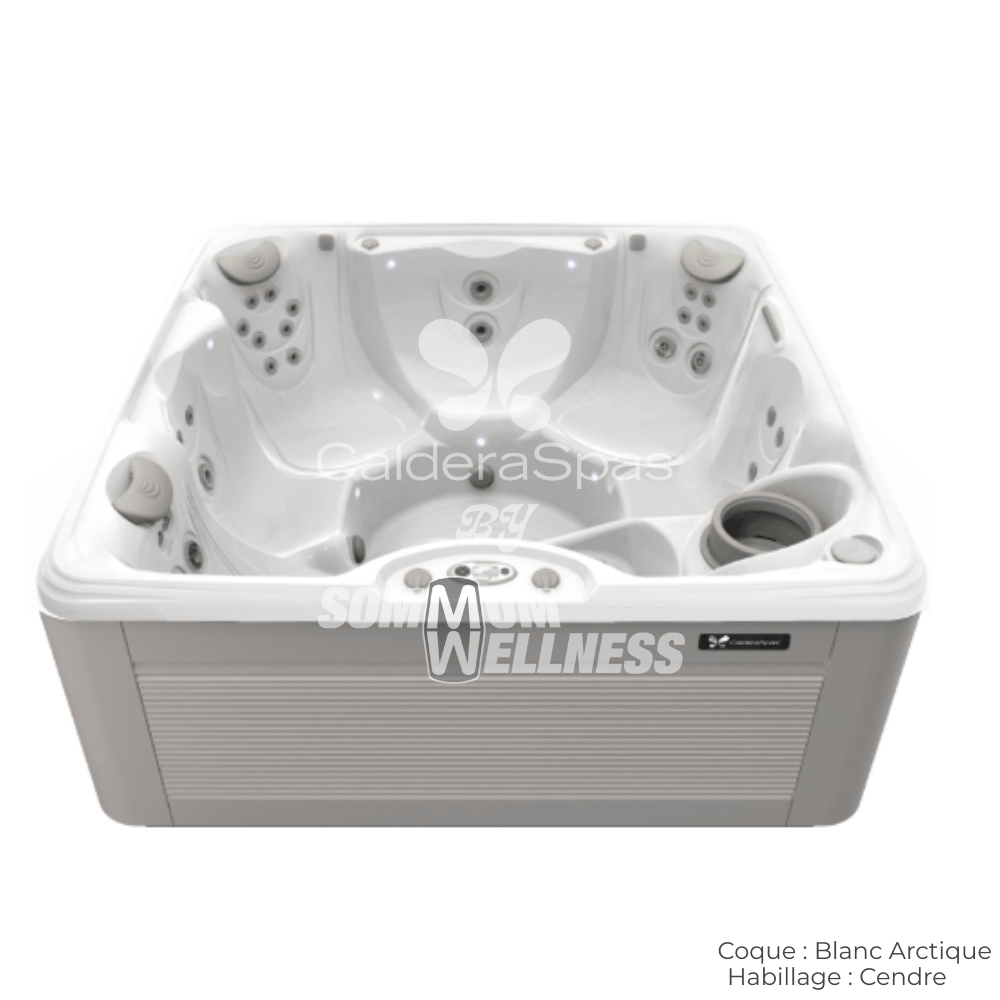 spa Caldera Vacanza Marino 6 places coque Blanc Arctique habillage Cendre 35 jets