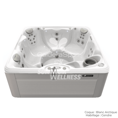 spa Caldera Vacanza Marino 6 places coque Blanc Arctique habillage Cendre 35 jets