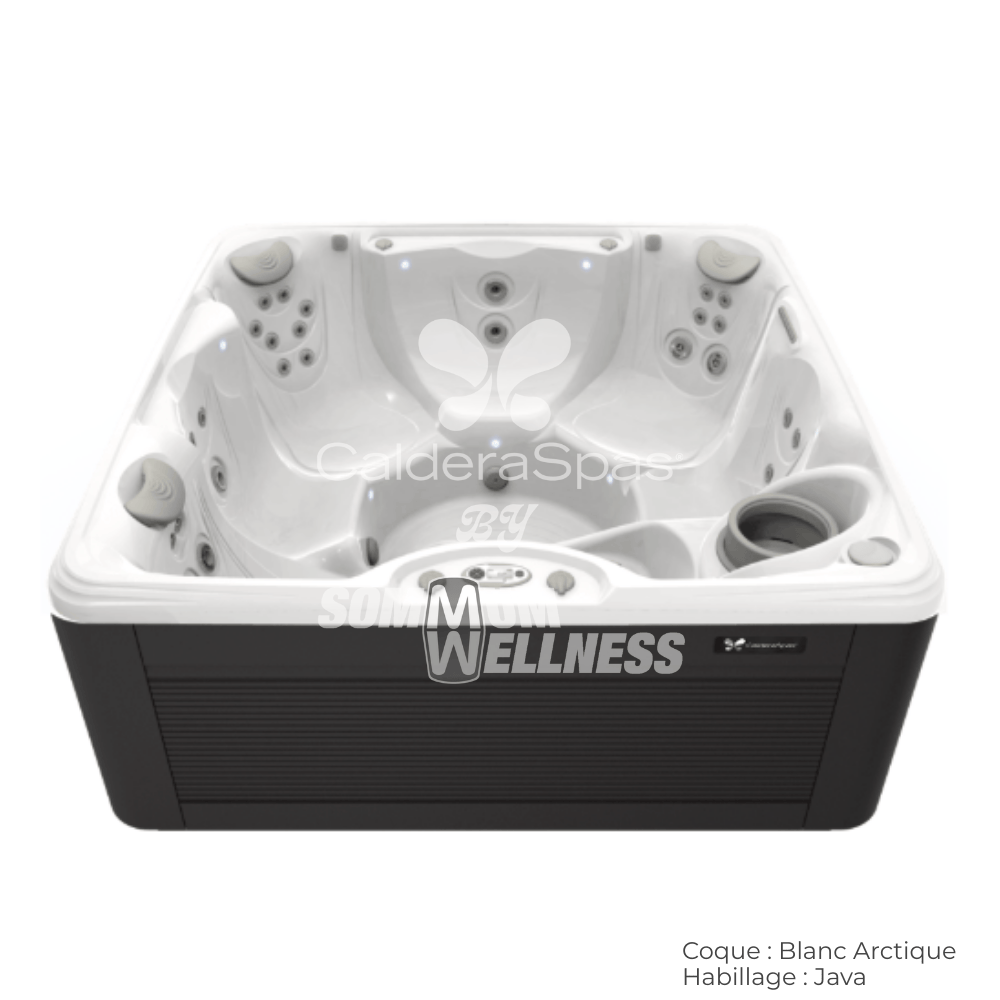spa Caldera Vacanza Marino 6 places coque Blanc Arctique habillage Java 35 jets hydrotherapie