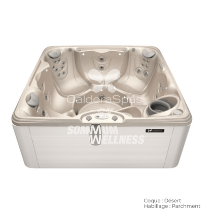 spa Caldera Vacanza Marino 6 places coque Desert habillage Parchment 35 jets massage