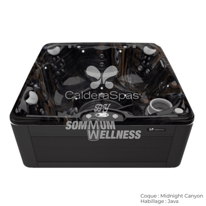 spa Caldera Vacanza Marino 6 places coque Midnight Canyon habillage Java finition sombre elegante