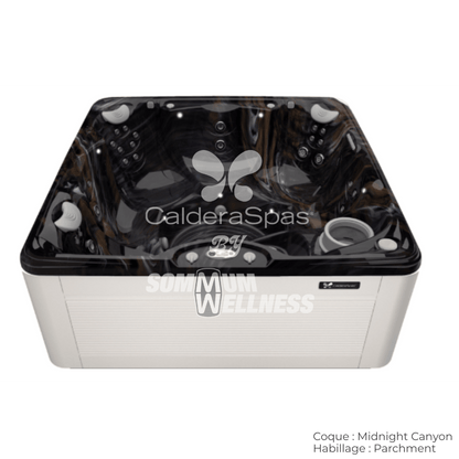 spa Caldera Vacanza Marino 6 places coque Midnight Canyon habillage Parchment spa contemporain