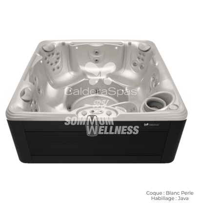 Spa Caldera Vacanza Palatino coque Blanc Perle habillage Java 45 jets massage therapeutique