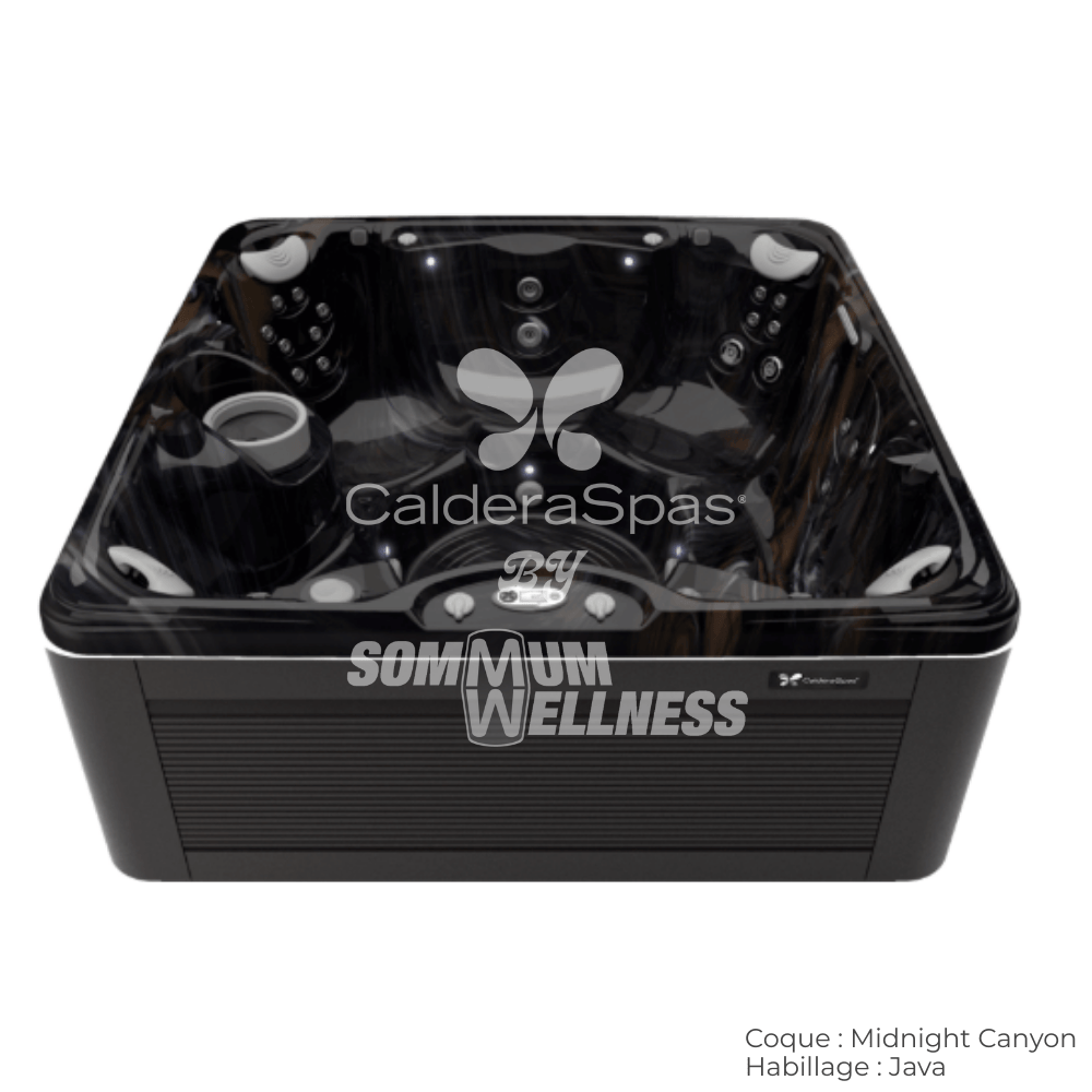 spa Caldera Vacanza Vanto 7 places coque Midnight Canyon habillage Java spa exterieur 35 jets
