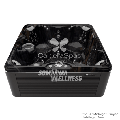 spa Caldera Vacanza Vanto 7 places coque Midnight Canyon habillage Java spa exterieur 35 jets