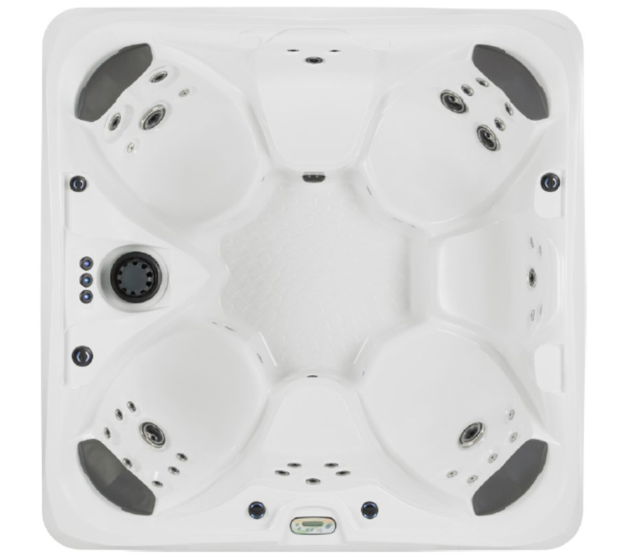 spa Olympe 7 places de la gamme Sommum Spas avec 42 jets hydrothérapeutiques