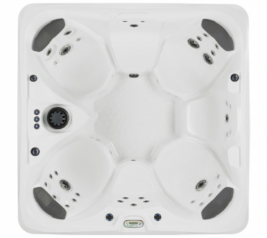 spa Olympe 7 places de la gamme Sommum Spas avec 42 jets hydrothérapeutiques