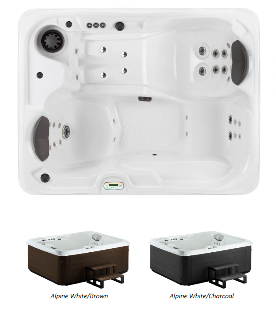 spa aura 3 places avec place allongee et 34 jets hydrotherapeutiques